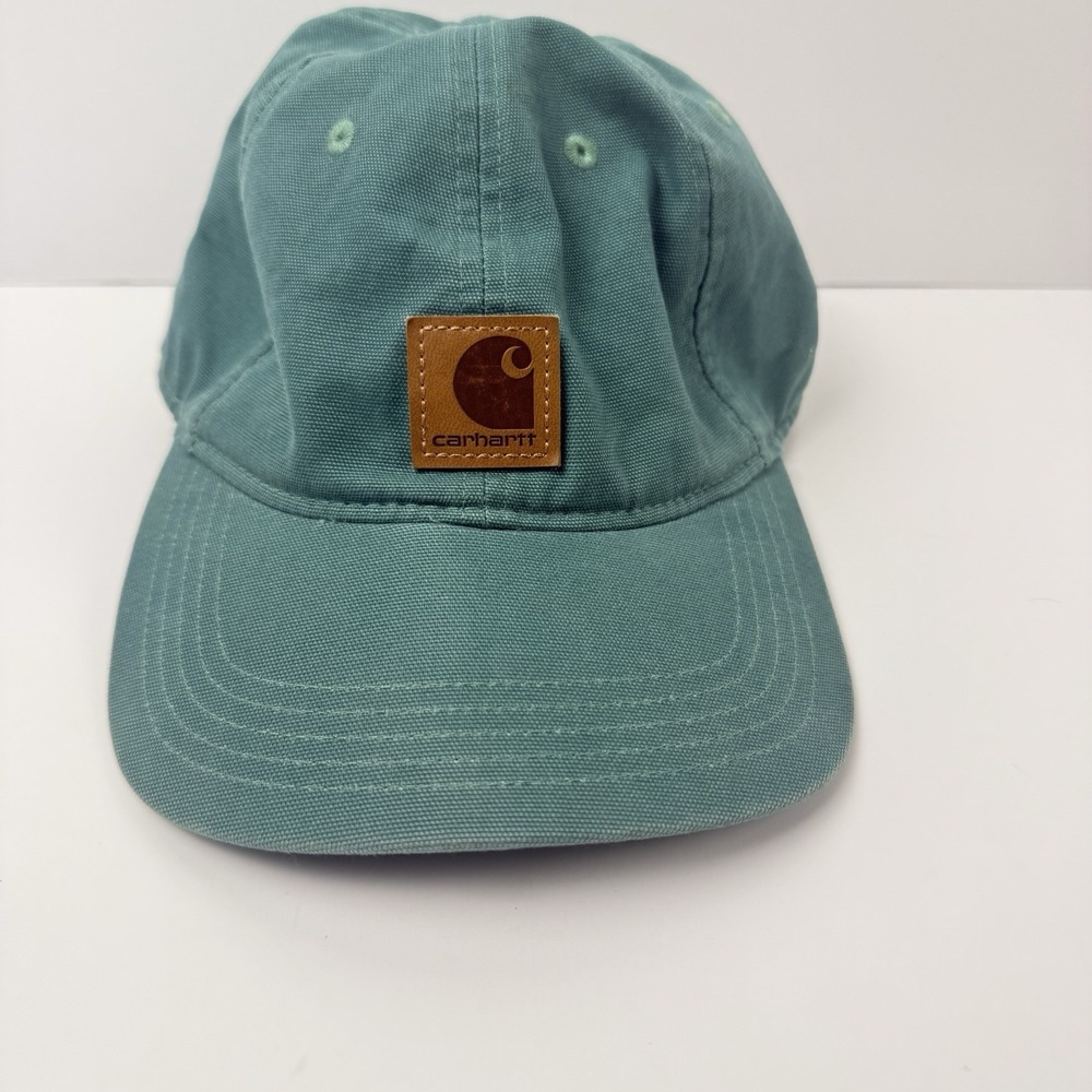 Carhartt Force Adjustable Canvas Cap Hat Green AH0289 One Size StrapBack